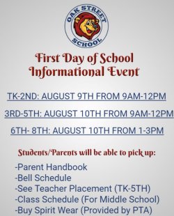 INFORMATIONAL EVENT UPDATED
